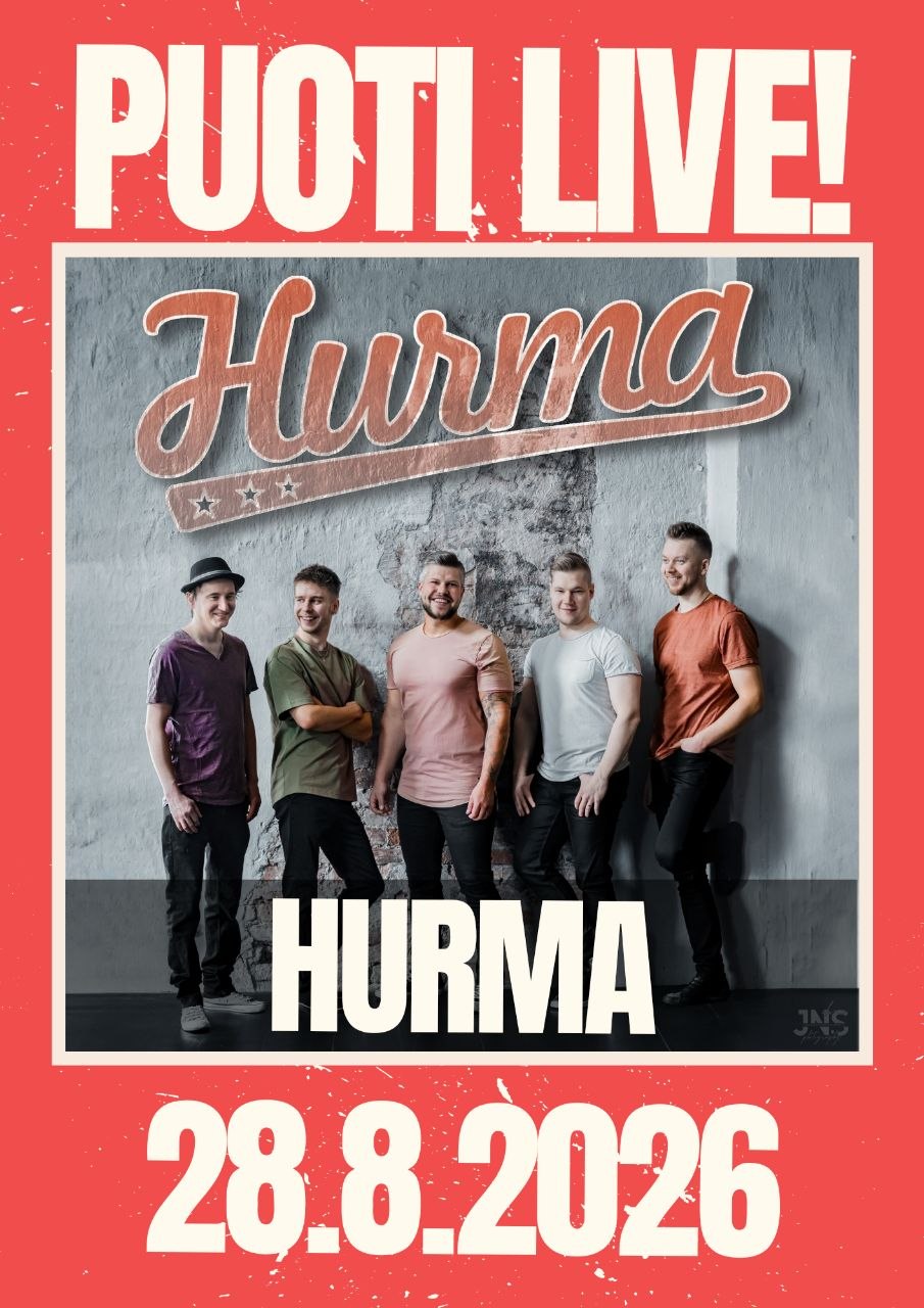 Hurma · 28.8.2026 · Saariston Puoti LIVE!