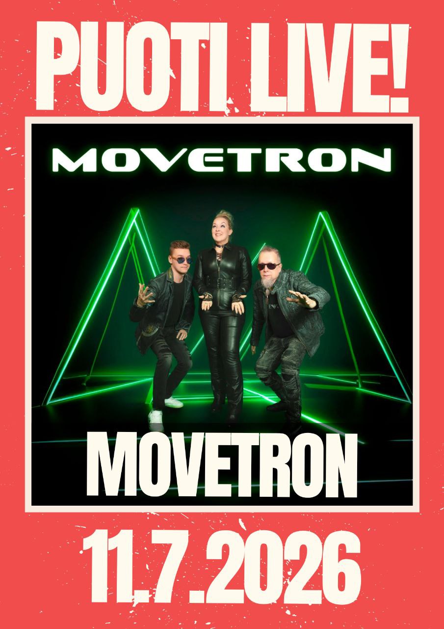 Movetron · 11.7.2026 · Saariston Puoti LIVE!